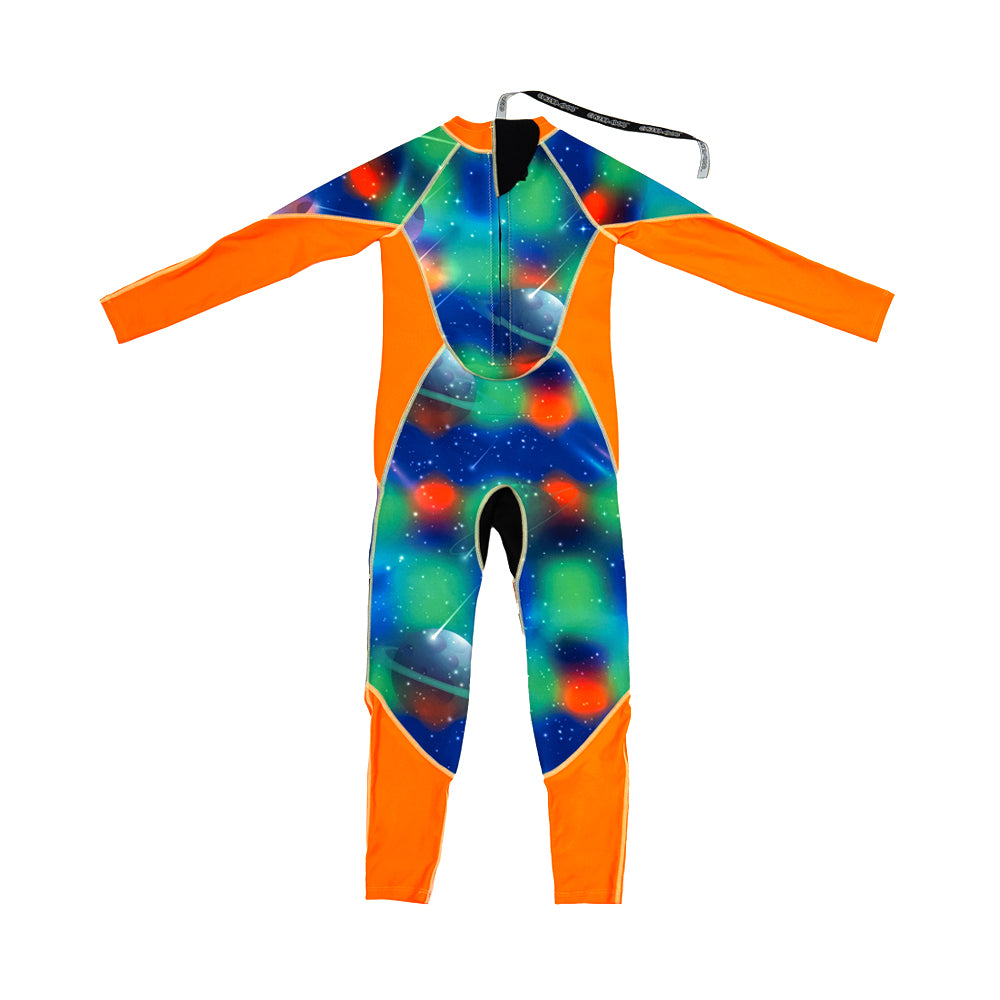 Long Sleeve Sunsafe Toddler Thermal Swimsuit UPF50+ Galaxy