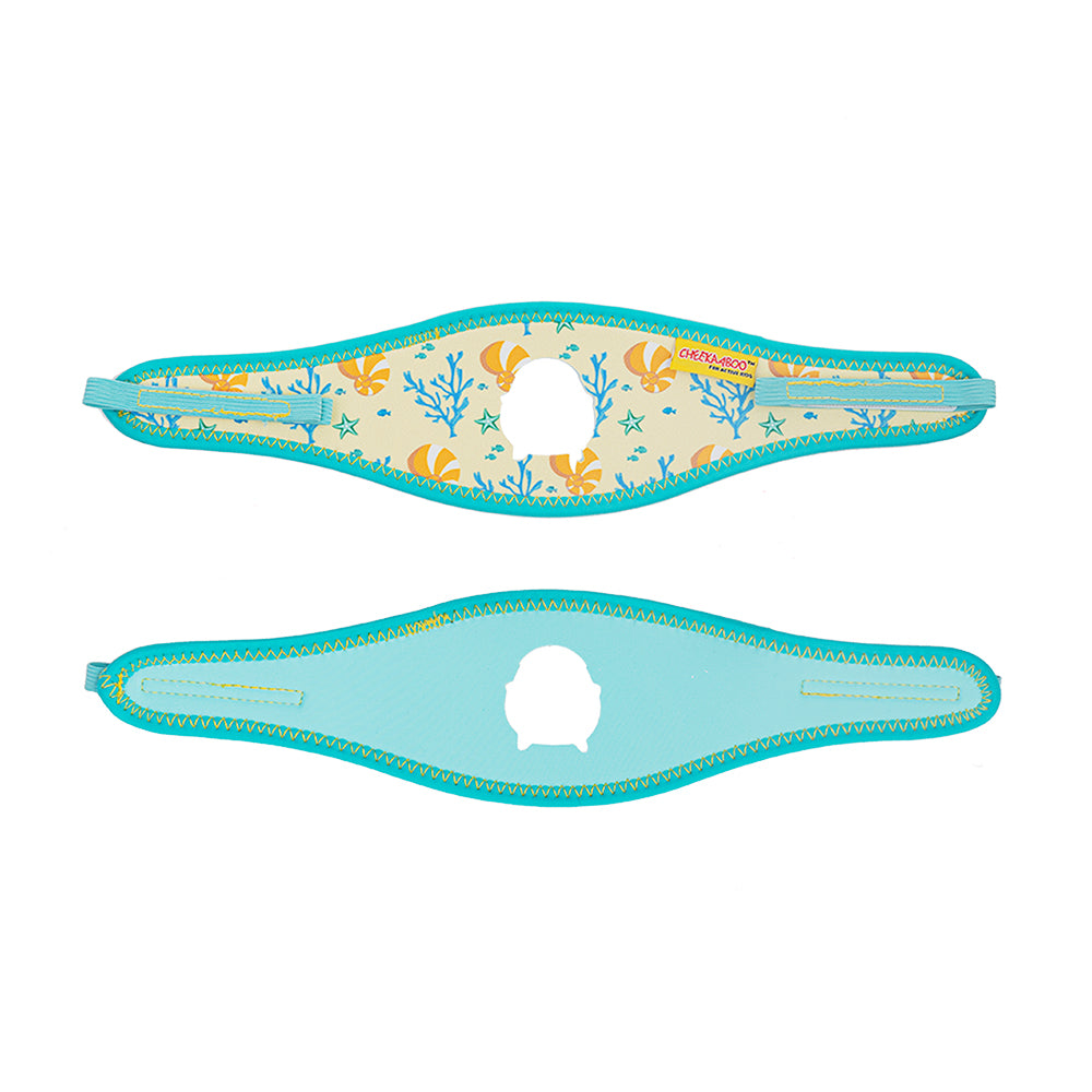 Cheekaaboo's Goggles with Soft Neoprene Head Strap - Green Coral