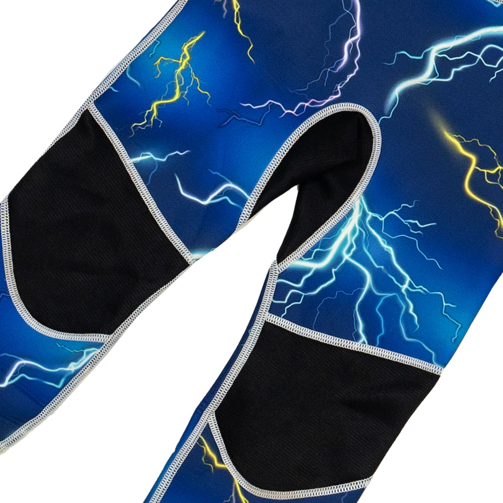 Long Sleeve Sunsafe Toddler Thermal Swimsuit UPF50+ Thunder_Close Up
