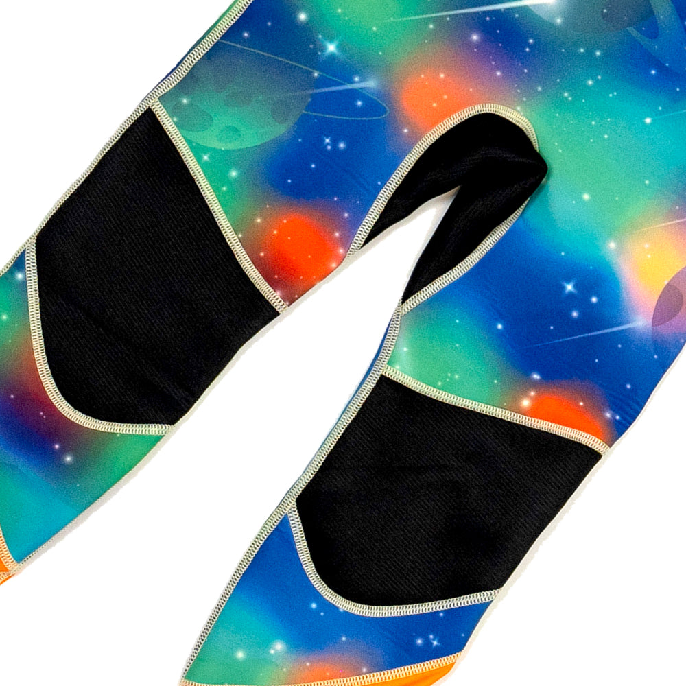 Cheekaaboo's Long Sleeve Sunsafe Toddler Thermal Swimsuit UPF50+ Galaxy