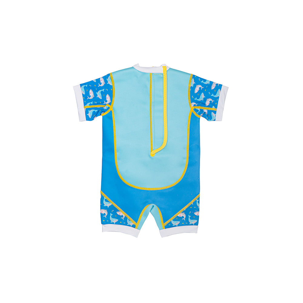 Chittybabes Baby Thermal Swimsuit UPF50+ Blue Shark_Infant Swim Clothes