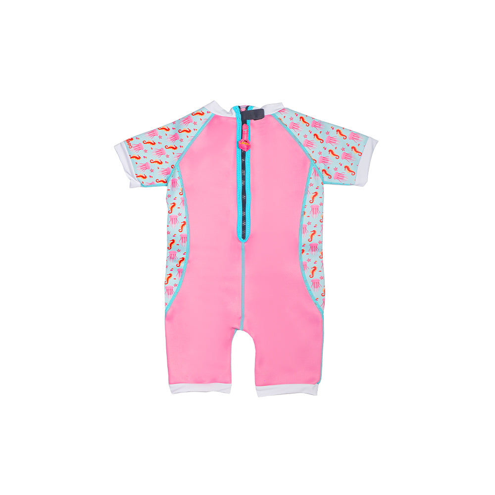 Warmiebabes Baby & Toddler Thermal Swimsuit UPF50_Easy-To-Wear Back Zipper