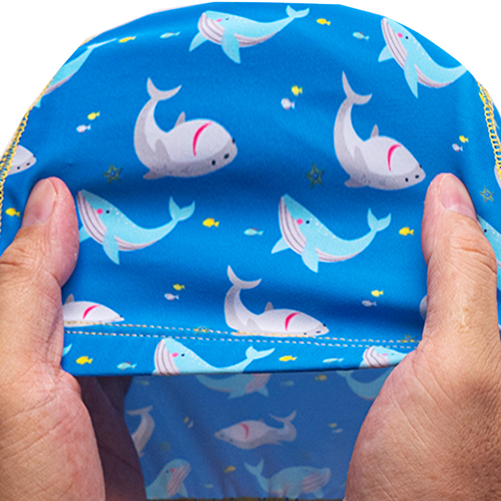 Protective Toddler Bathing Cap Close Up