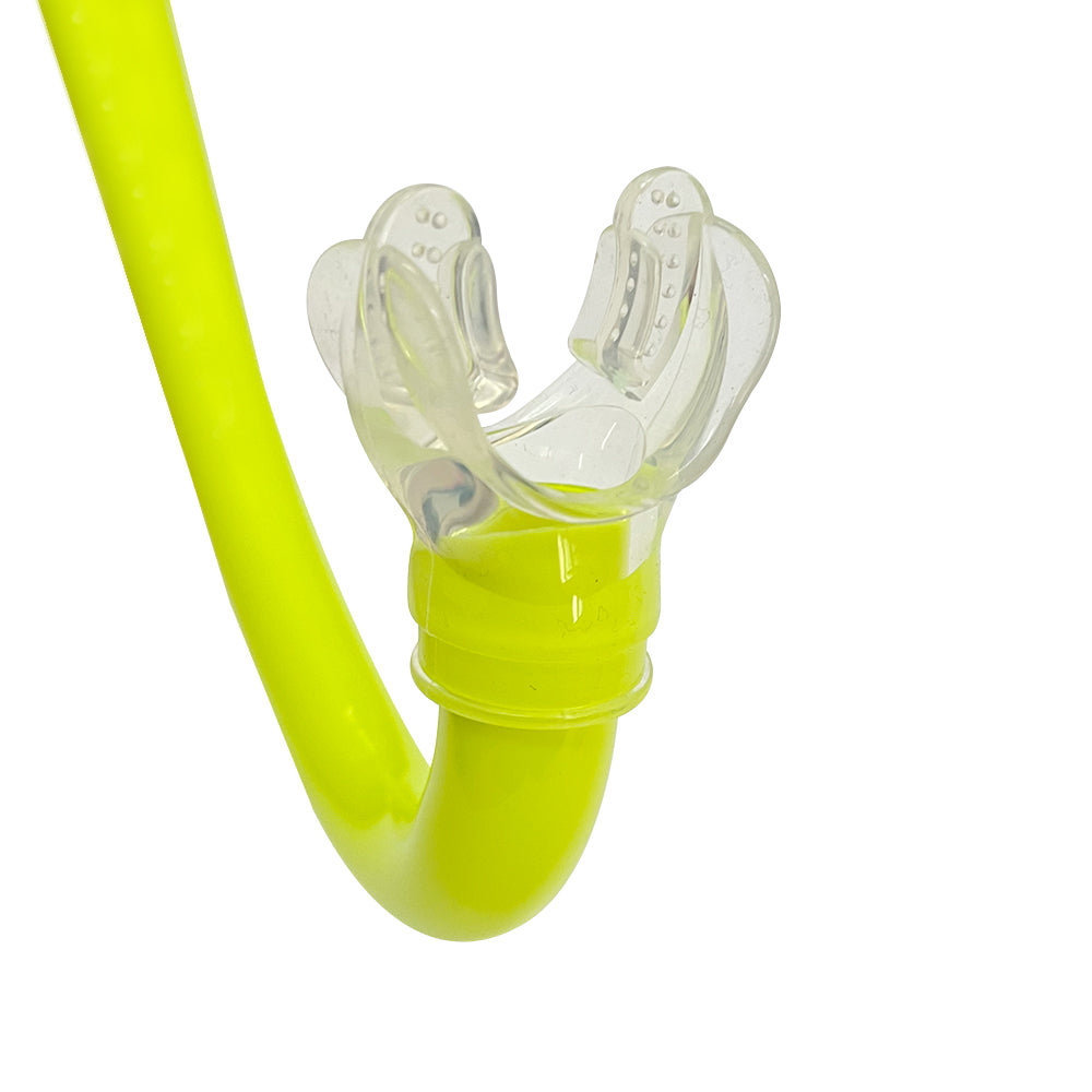 Swimming Training Front-Mounted Snorkel Tube - Yellow
