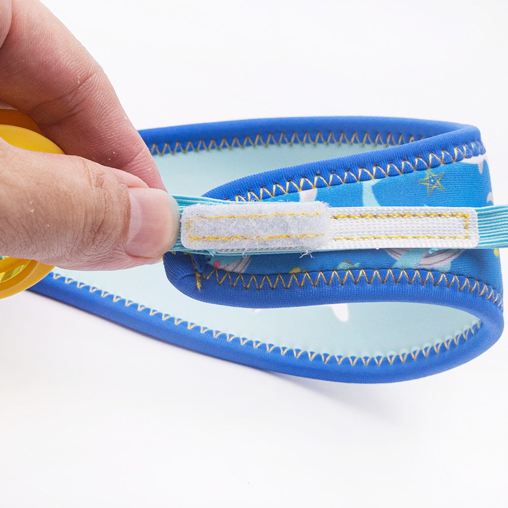 Googgles with Soft Adjustable Neoprene Head Strap