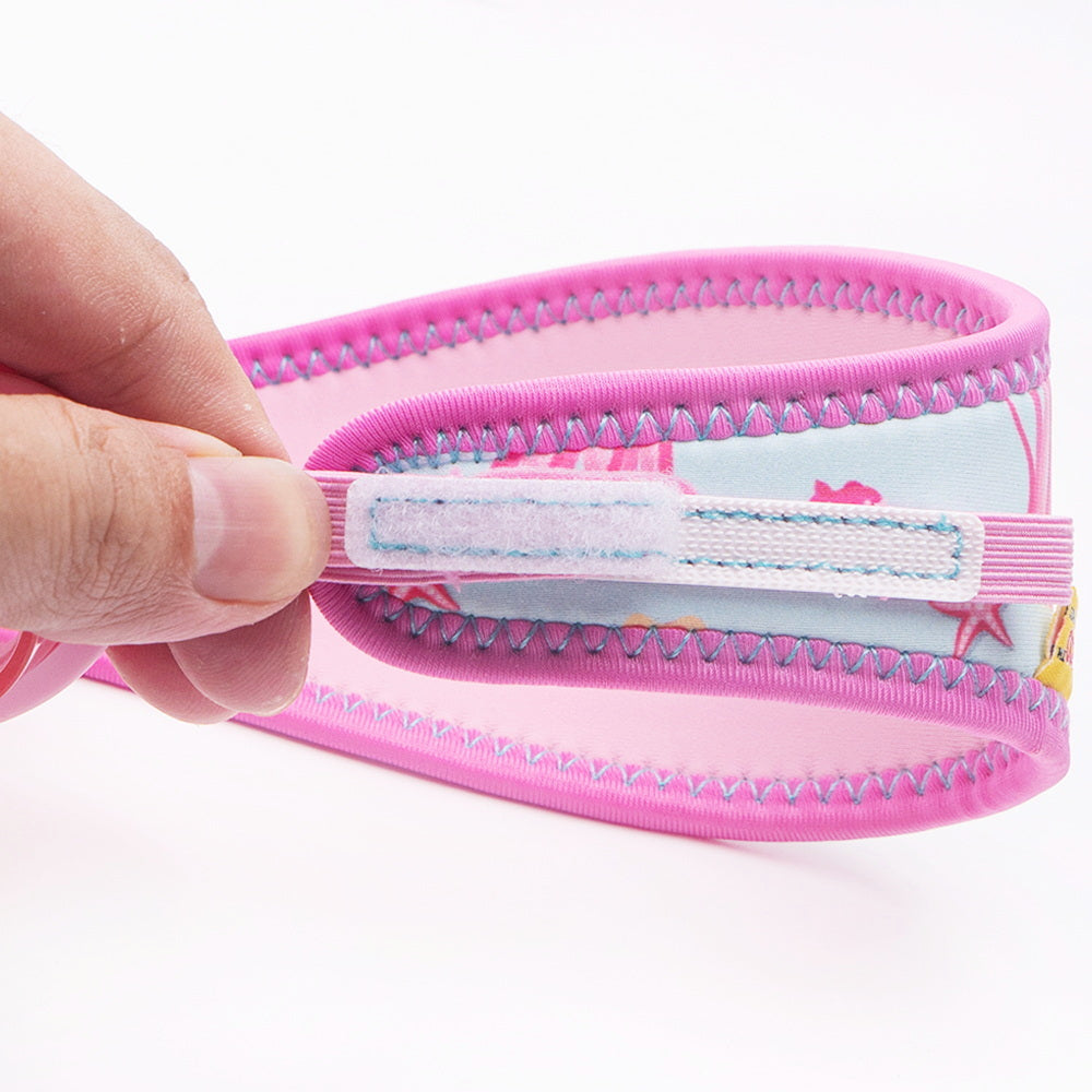 Toddler's Swim Goggles with Neoprene Head Strap