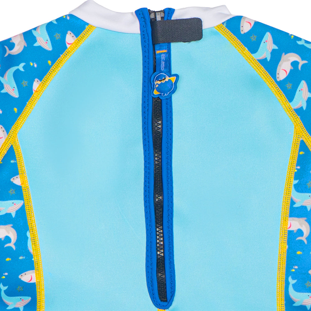 Warmiebabes Baby & Toddler Thermal Swimsuit_Easy-To-Wear Back Zipper