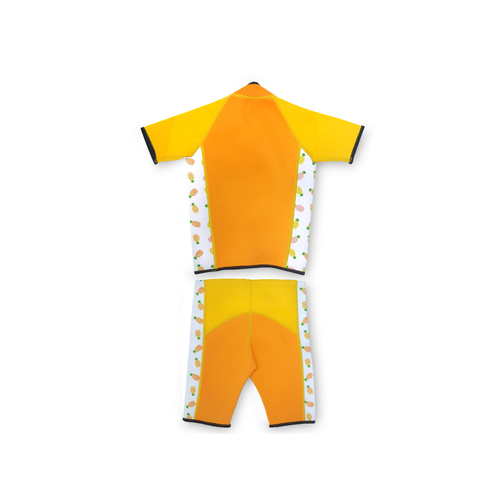 Twinwets Toddler Thermal Swimsuit UPF50+ Orange Pineapple