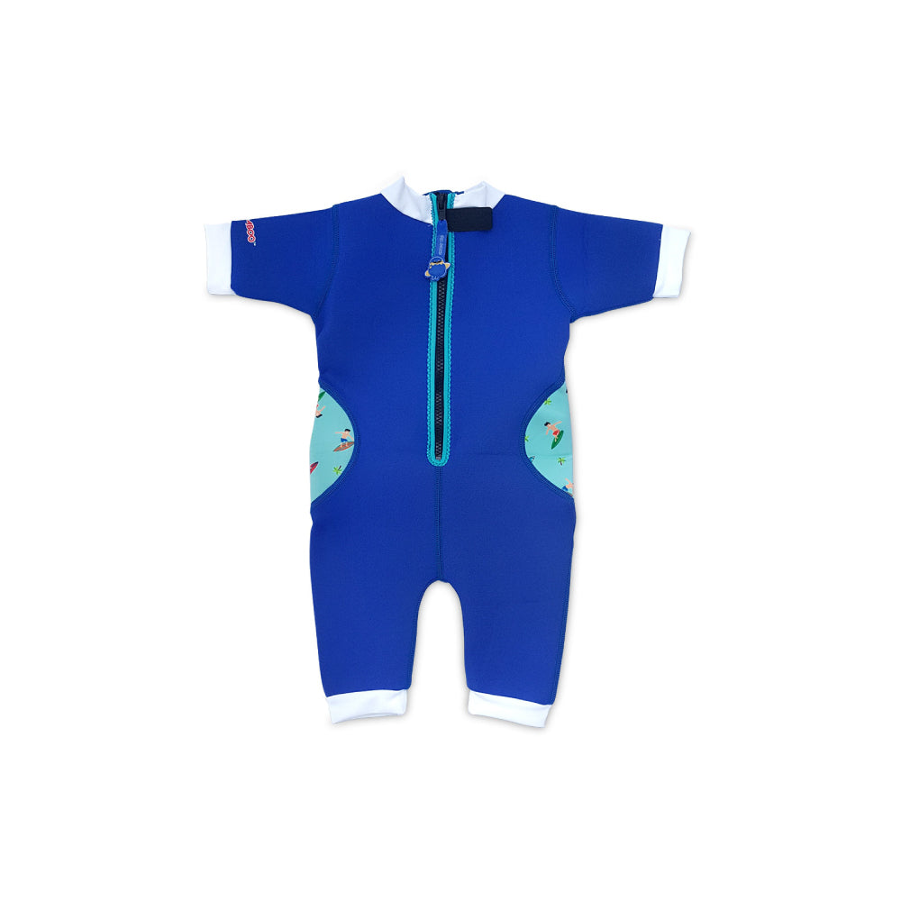 Warmiebabes Baby & Toddler Thermal Swimsuit UPF50+ Navy Blue Surfer
