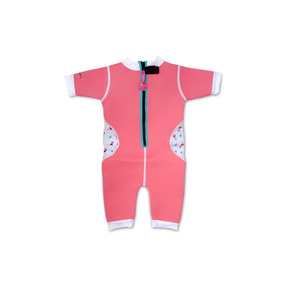 Warmiebabes Baby & Toddler Thermal Swimsuit UPF50+ Pink Flamingo_Pink Swimsuits