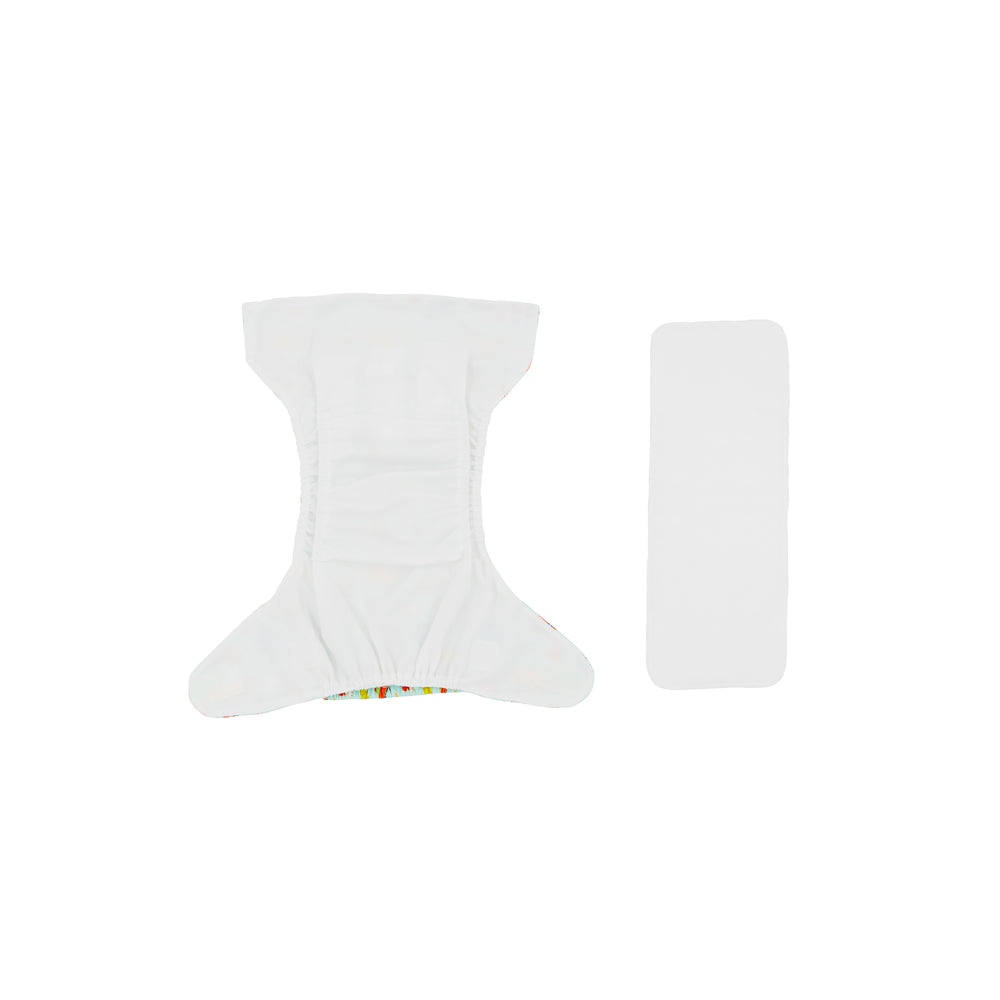 Cotton Insert with Waterproof Outer Diaper