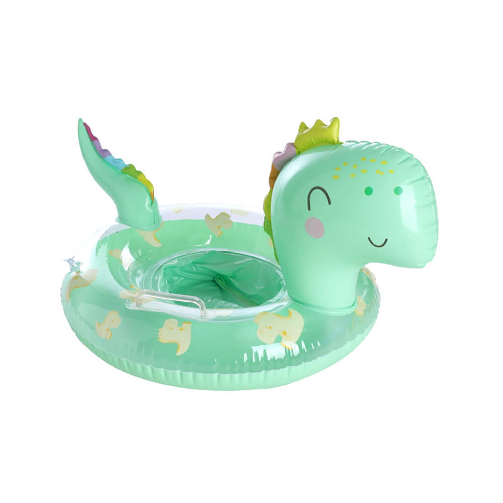 3D Children Inflatable Baby Swim Float - Green / Dino (1 - 4 Years)