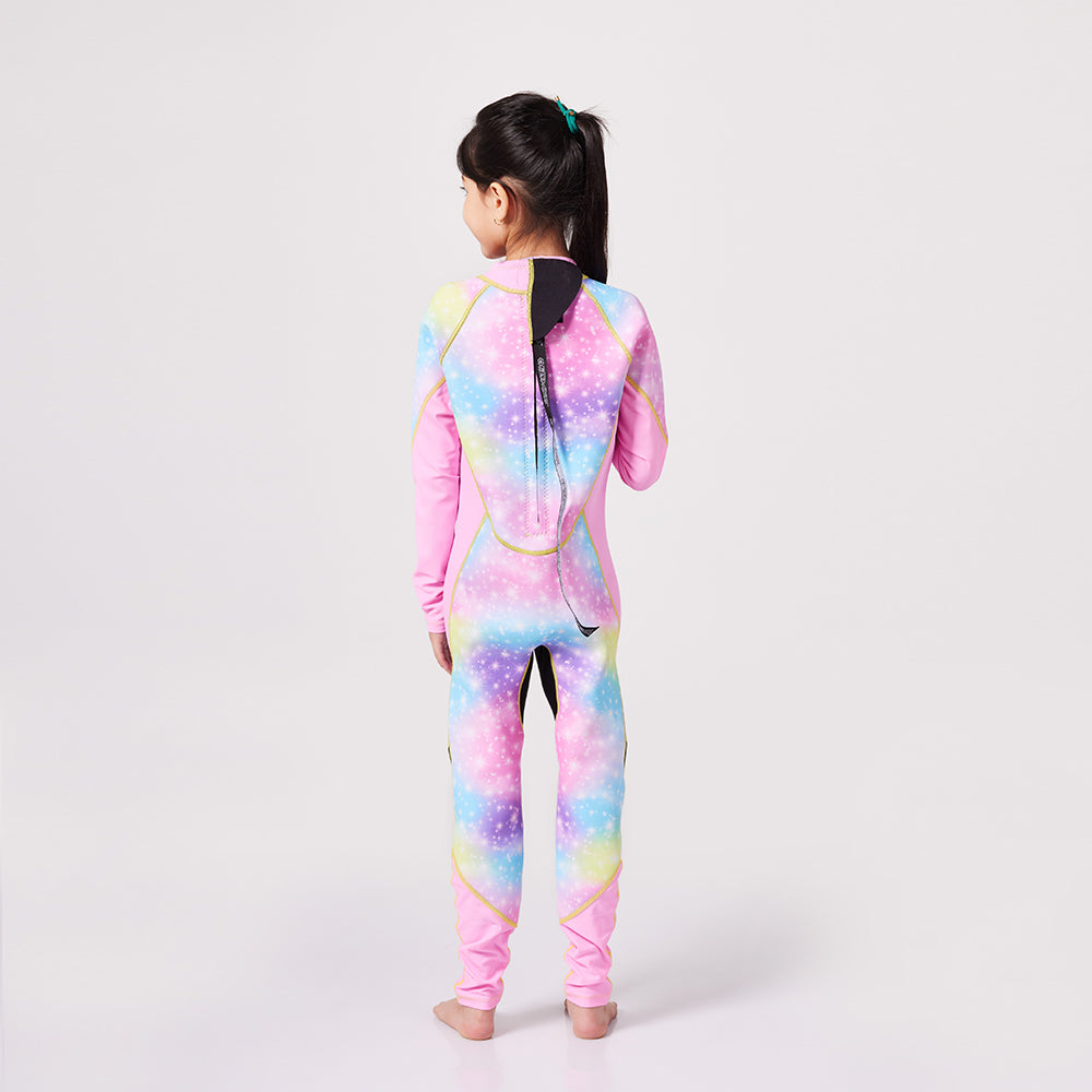 Sunsafe Toddler Thermal Swimsuit UPF50+ Magical Unicorn_Back View