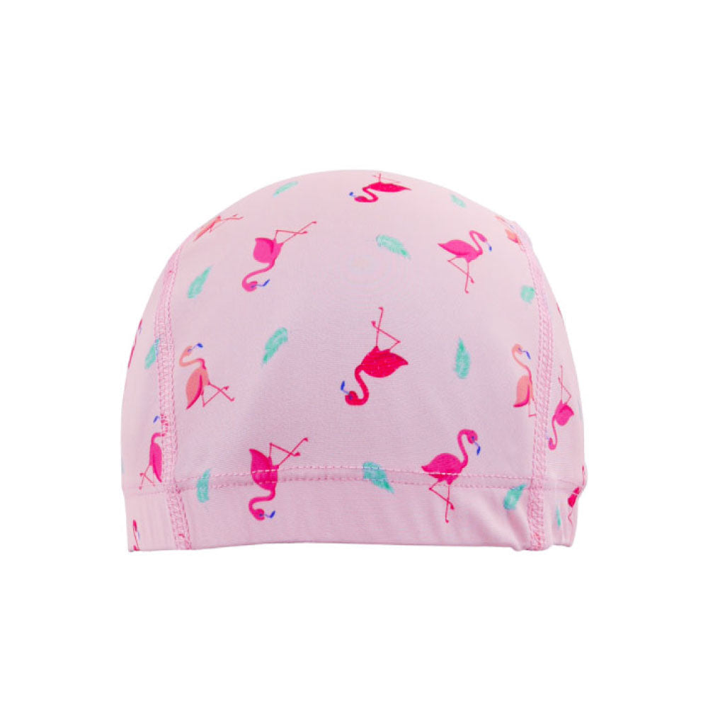 Protective Toddler Swim Cap Pink Flamingo