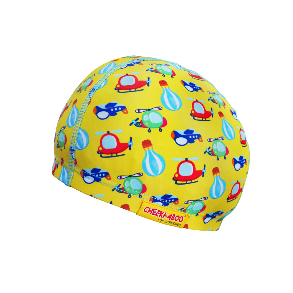 Protective Toddler Bathing Cap Sky Transportation