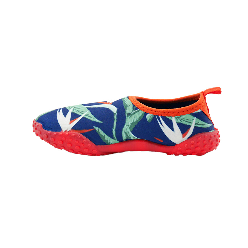 Toddler's Aqua Shoes - Blue Forest_Side View
