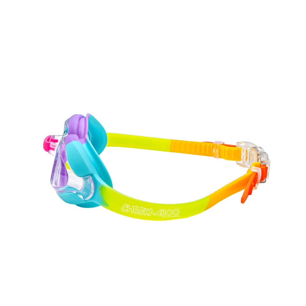 Adjustable Nose Bridge Swimming Goggles for Kids and Teens_Side View
