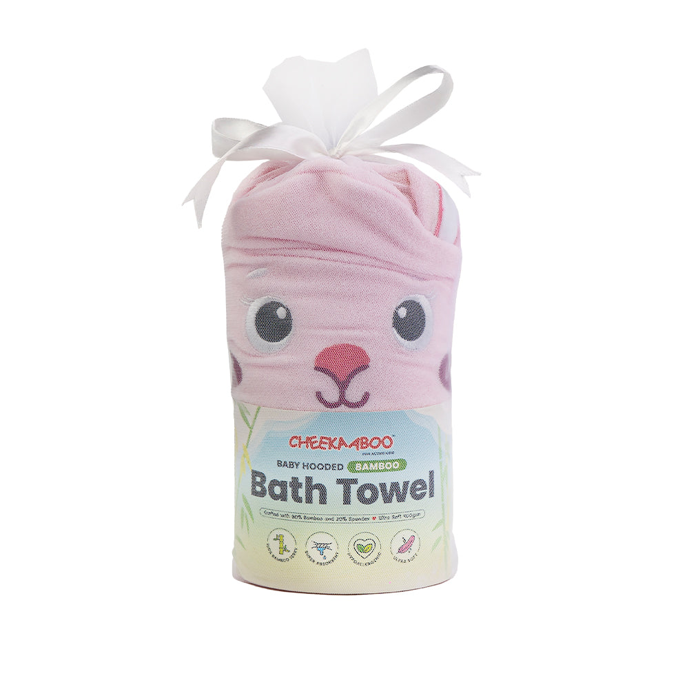 Premium Bamboo Hooded Animal Towel - Bunny
