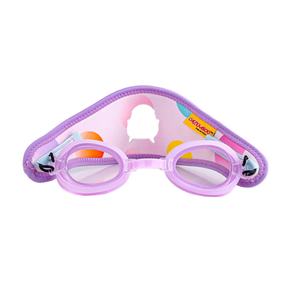 Toddler Booggles with Neoprene Head Strap Polkadot