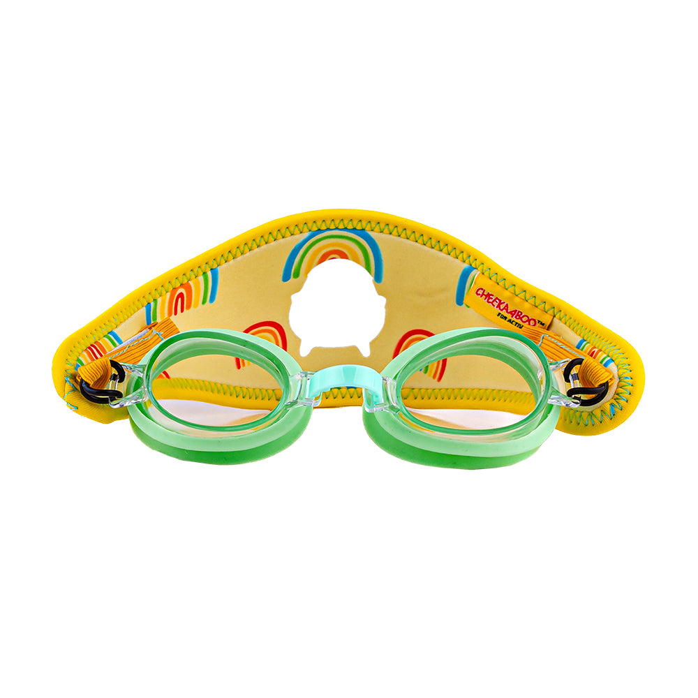 Toddler Booggles with Neoprene Head Strap Rainbow