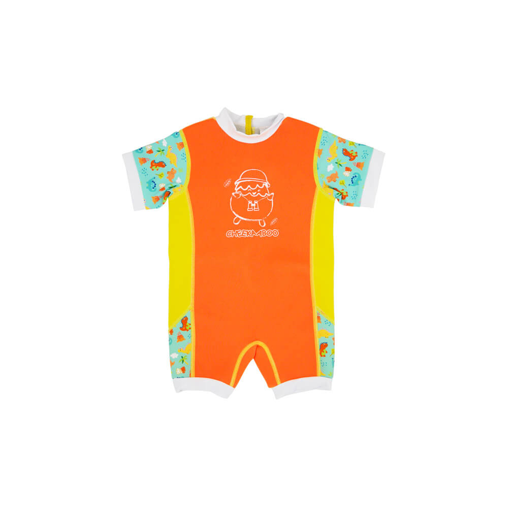 Chittybabes Baby Thermal Swimsuit UPF50+ Orange Dino