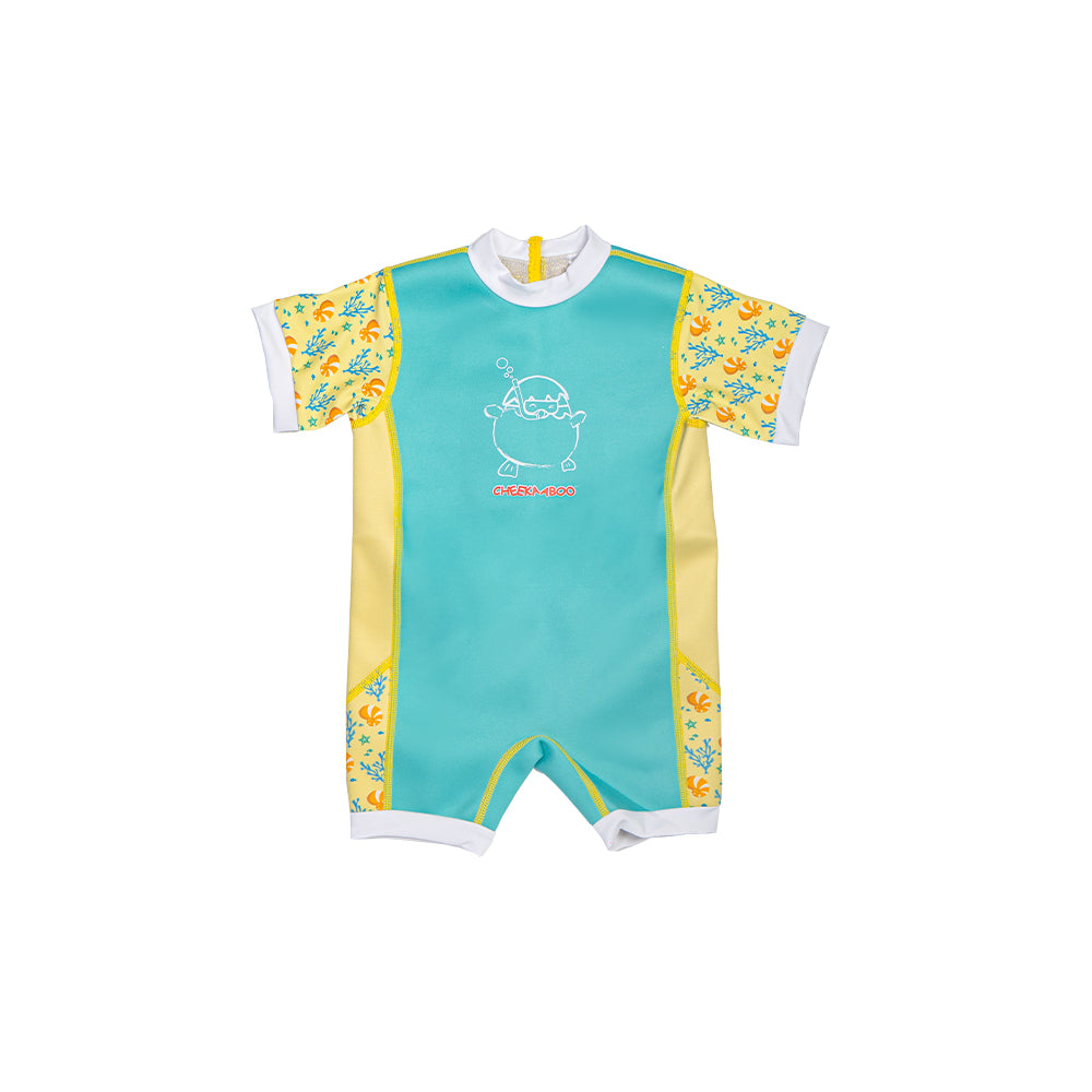 Chittybabes Baby Thermal Swimsuit UPF50+ Green Coral_Swimming Suit for Newborn