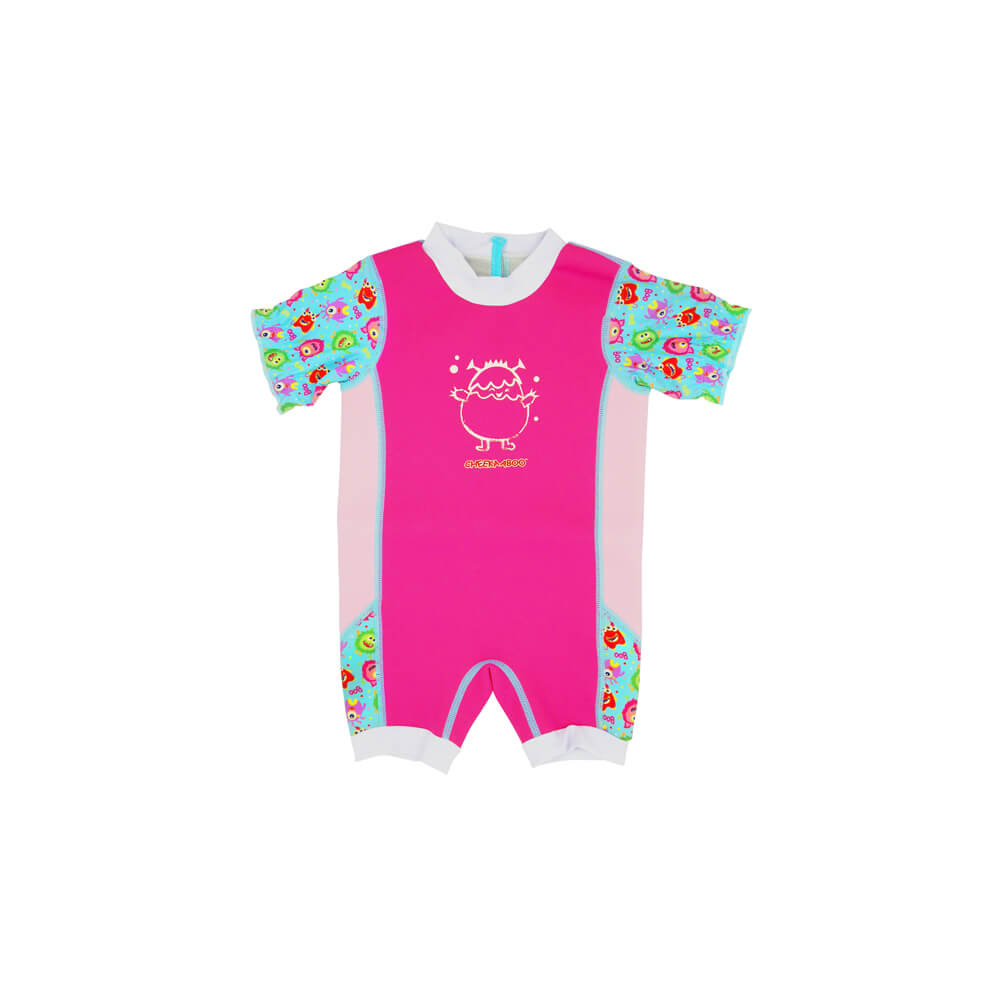 Chittybabes Baby Thermal Swimsuit UPF50+ Pink Monster
