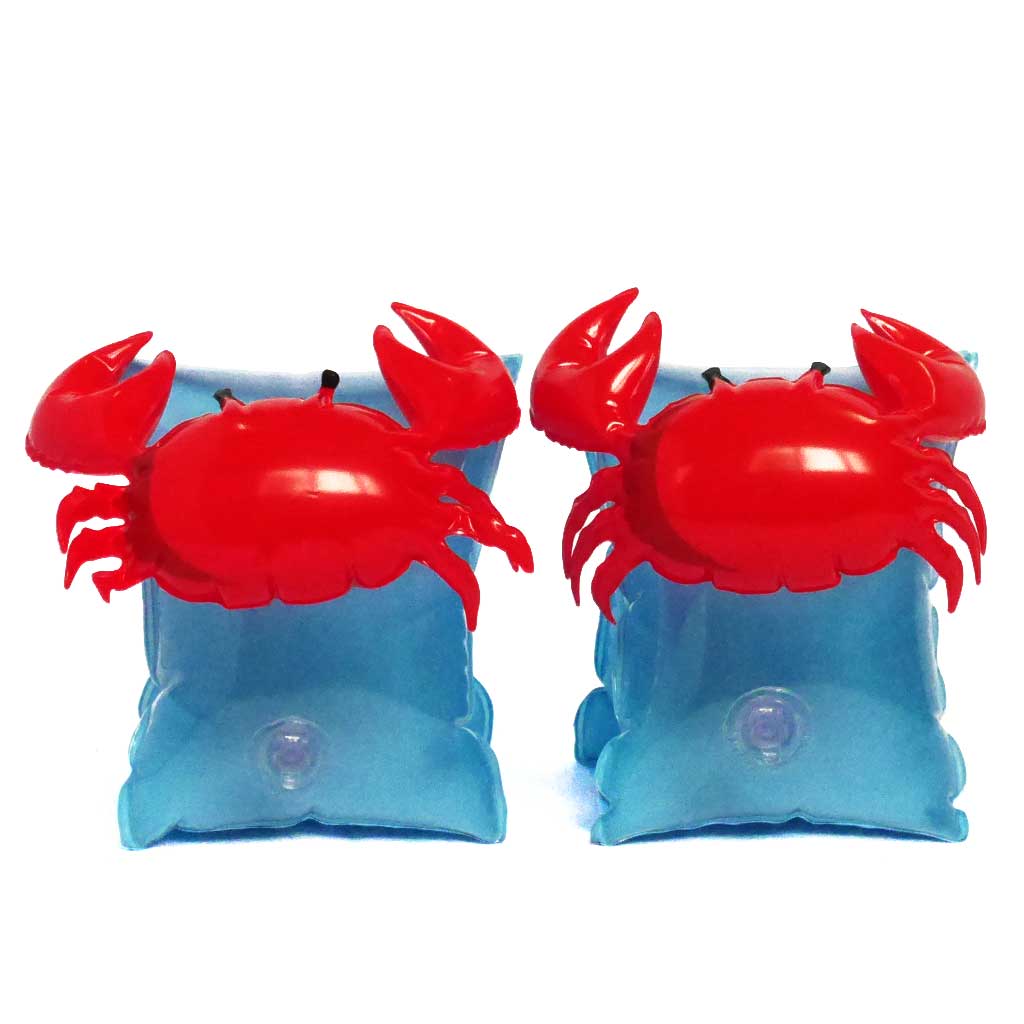 Children Inflatable Arm Floaties and Rings - Crabby ( 3 Years Old & Above )