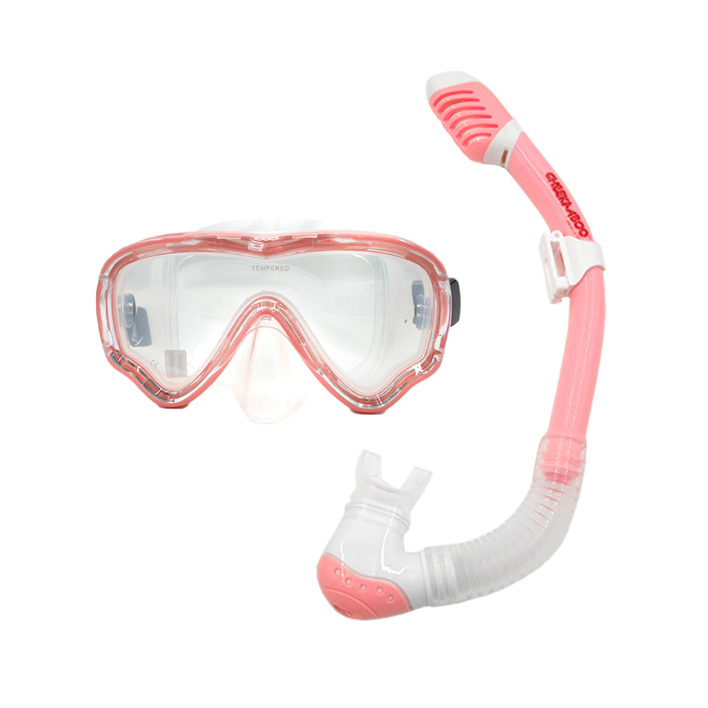Silicone Snorkel Mask - Pink