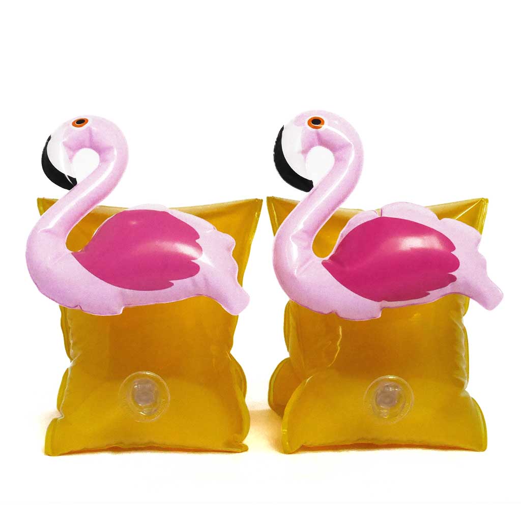 Children Inflatable Arm Floaties and Rings - Flamingo ( 3 Years Old & Above )