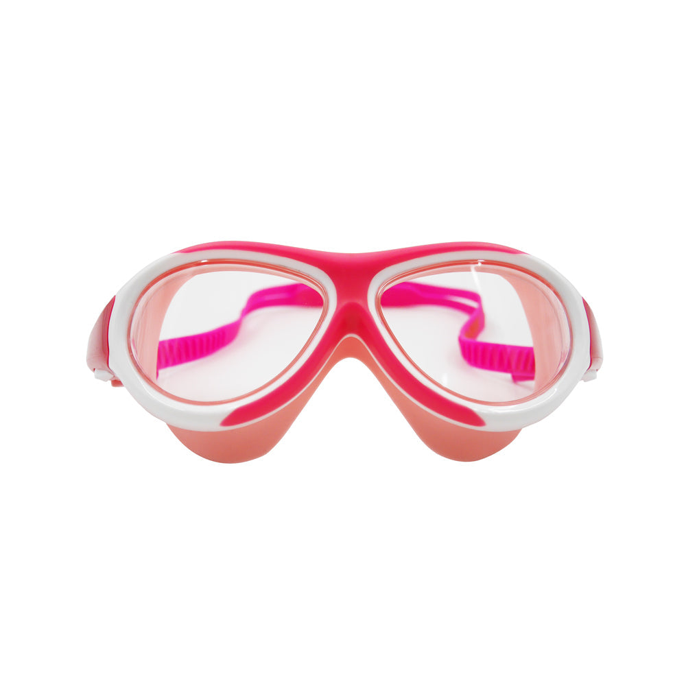 Swimming Goggles with UV Protection - Pink White