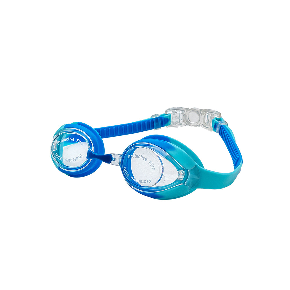 Cheekaaboo's Blue Swim Goggles with Adjustable Silicone Strap