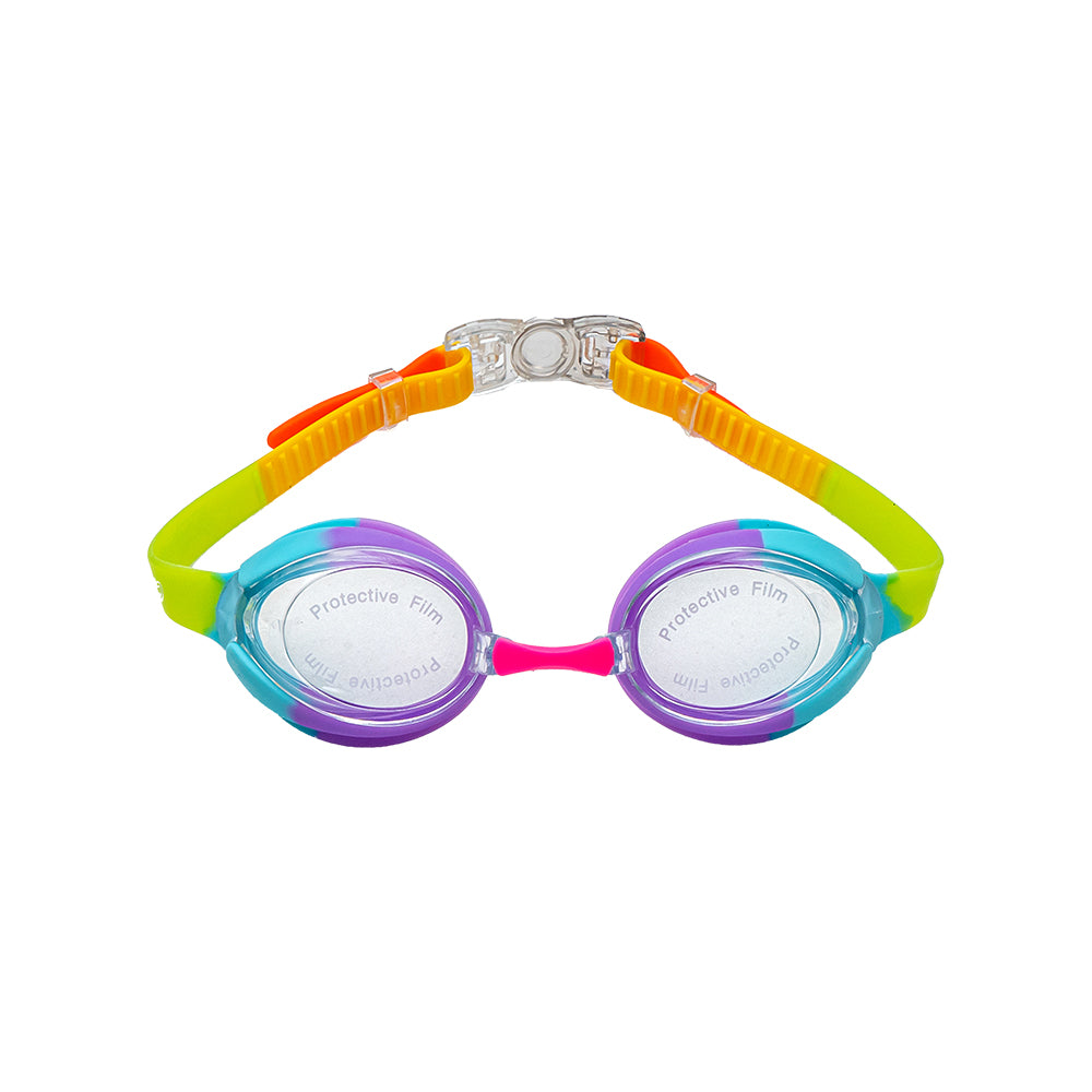 Adjustable Nose Bridge Swimming Goggles in Multicolor