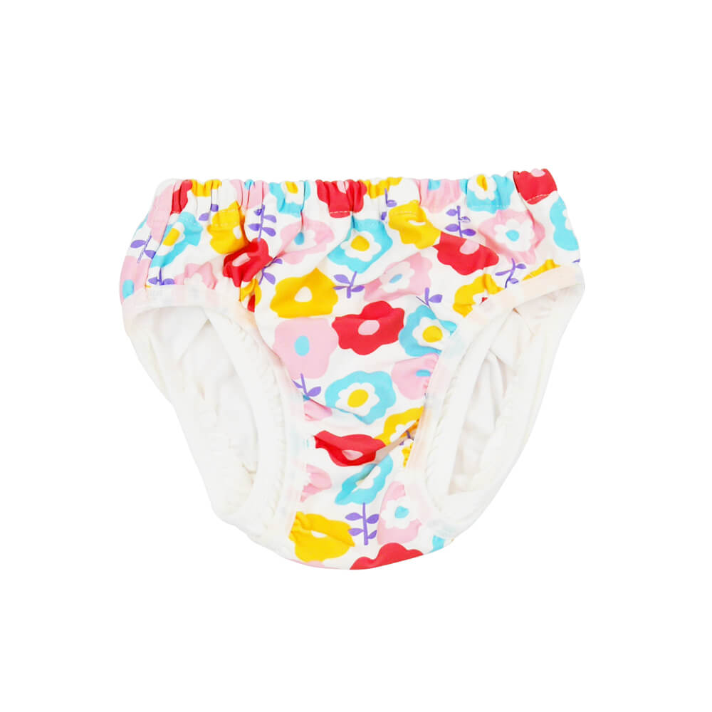 Baby Reusable Waterproof Swim Diapers - Flower ( 3 Months Above)