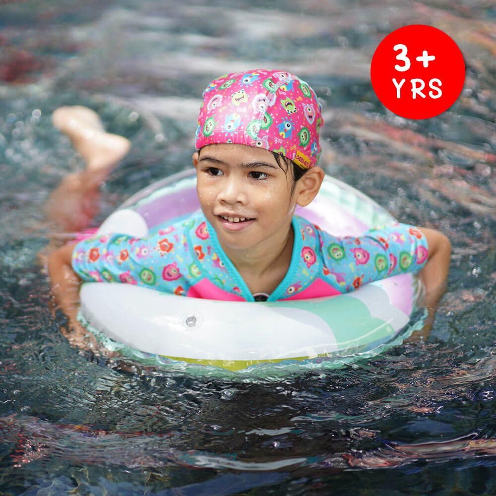 Children Inflatable Kids Swim Ring - Rainbow ( 3 Years Old & Above )