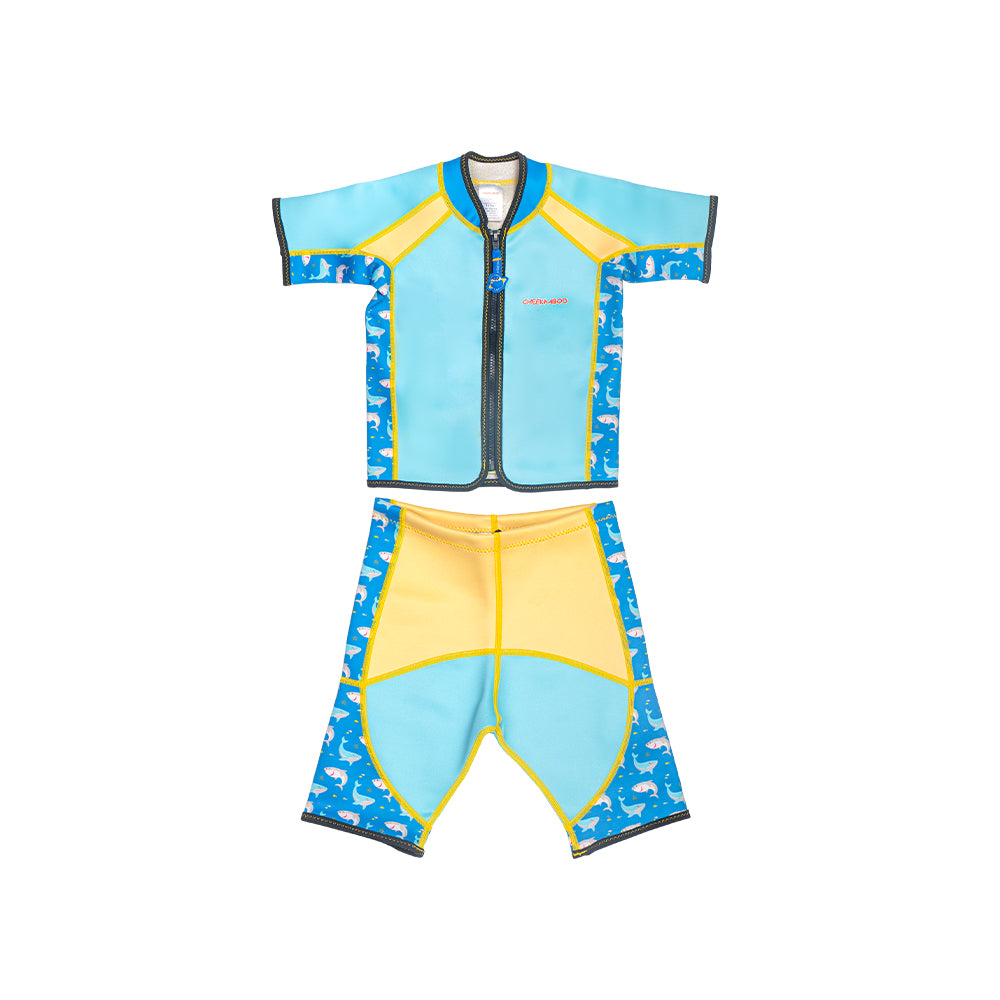 Twinwets Toddler Thermal Swimsuit UPF50+ Blue Shark