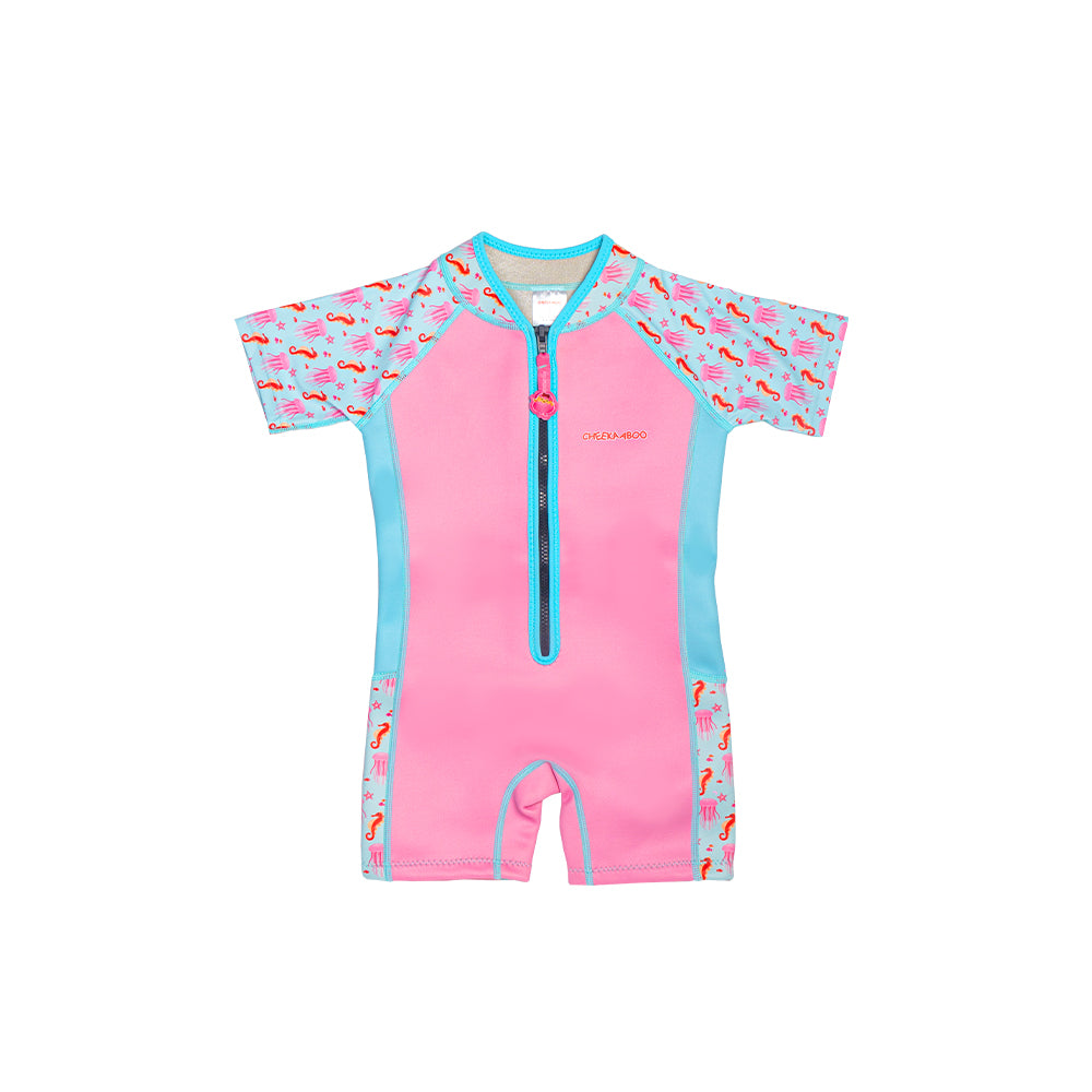 Wobbie Toddler Thermal Swimwear UPF50+ Pink Jellyfish