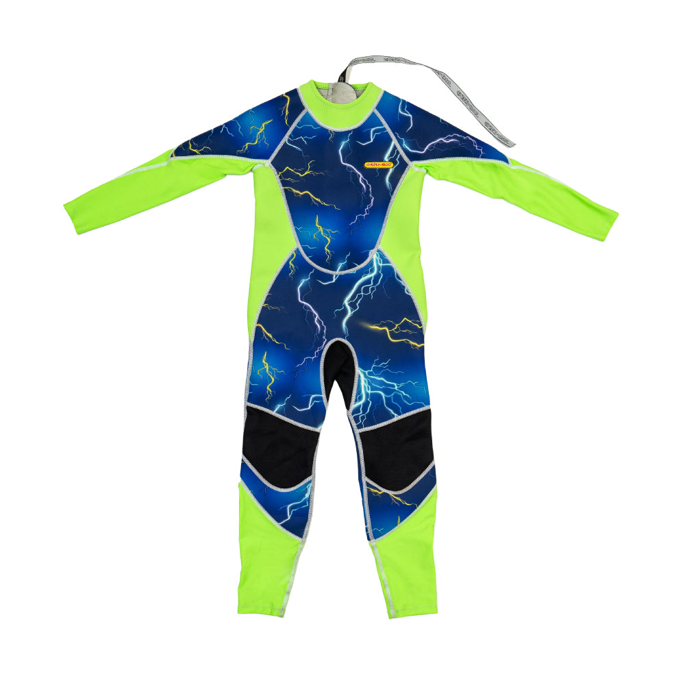 Long Sleeve Sunsafe Toddler Thermal Swimsuit UPF50+ Thunder