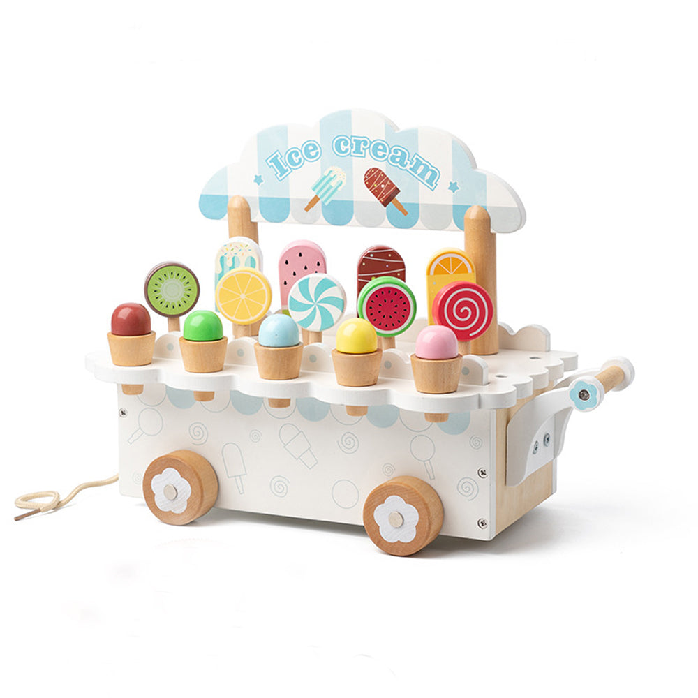 Wooden Ice Cream Truck Playset