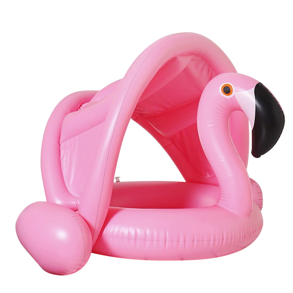 Baby Swim Float with Sunshade - Flamingo ( 6 Months Old & Above )