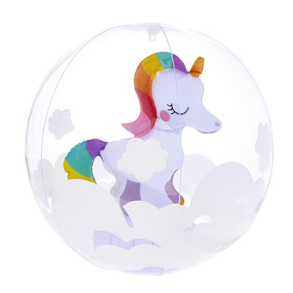 3D Inflatable Beach Ball - Unicorn