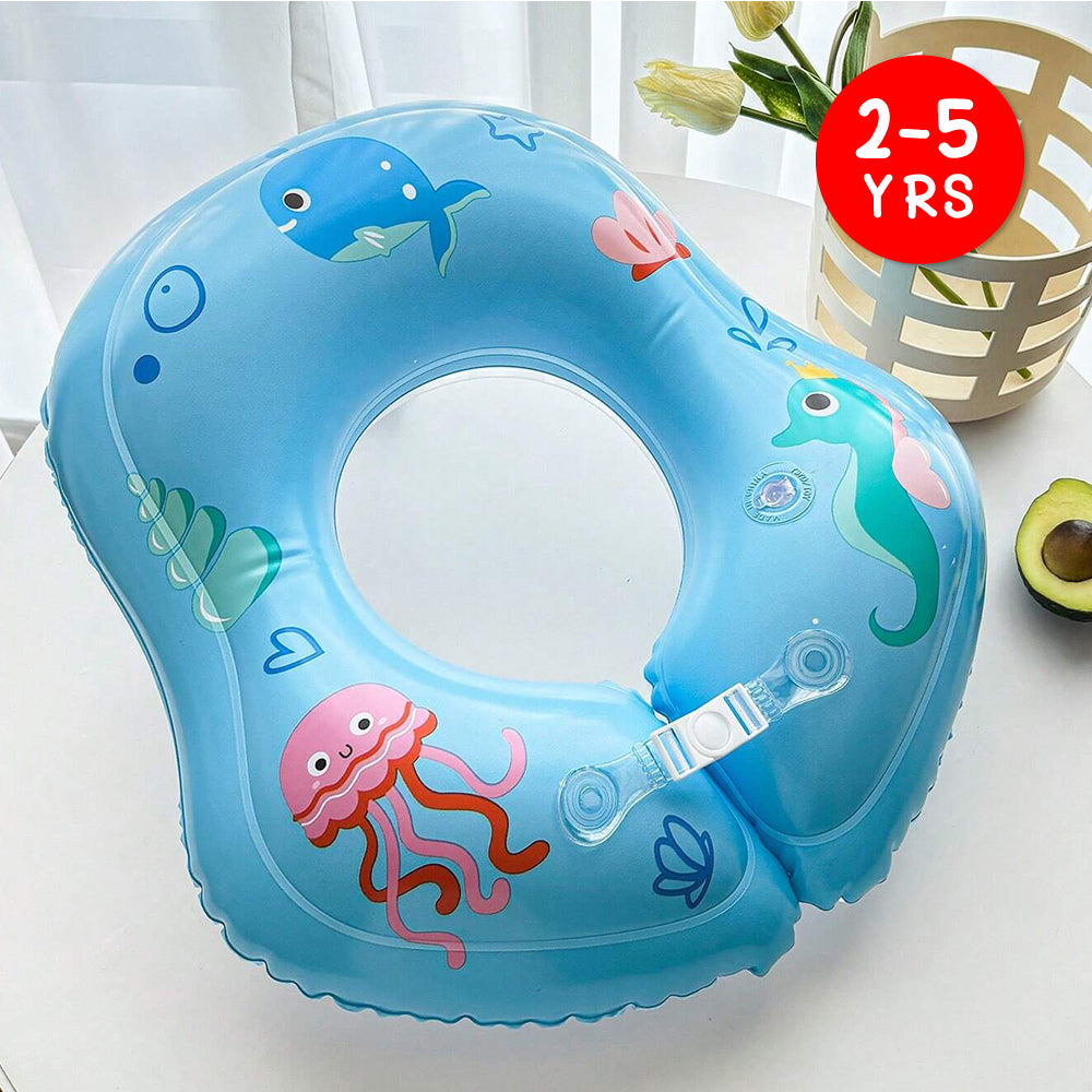 Toddler Inflatable Chest Swim Ring - Blue Ocean (2 - 5 Years)