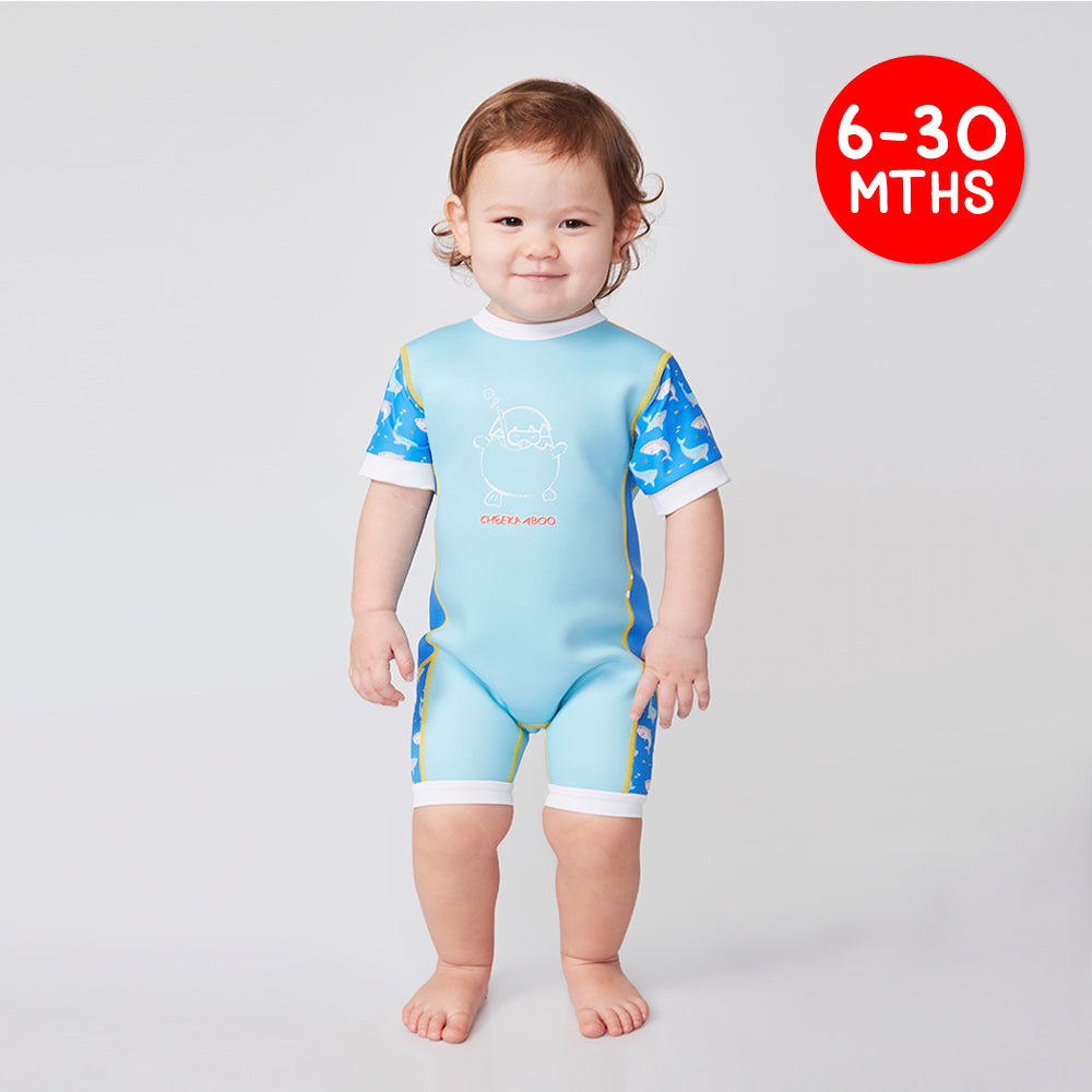 Chittybabes Baby Thermal Swimsuit UPF50+ Blue Shark_Infant Swim Clothes