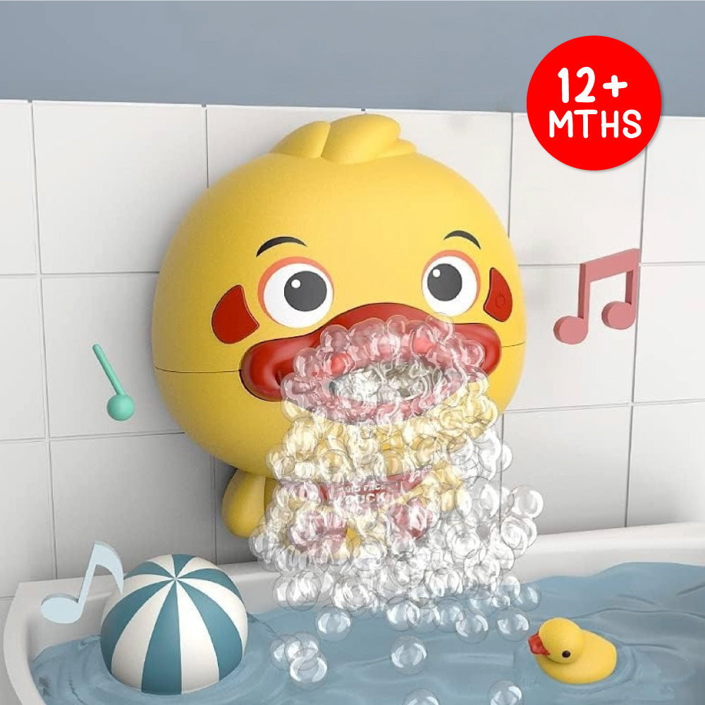 Toddler Ducky Blow Bubbles Bath Toy