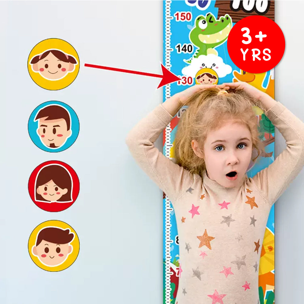 Kid's Height Chart with Sticky Ball Dart