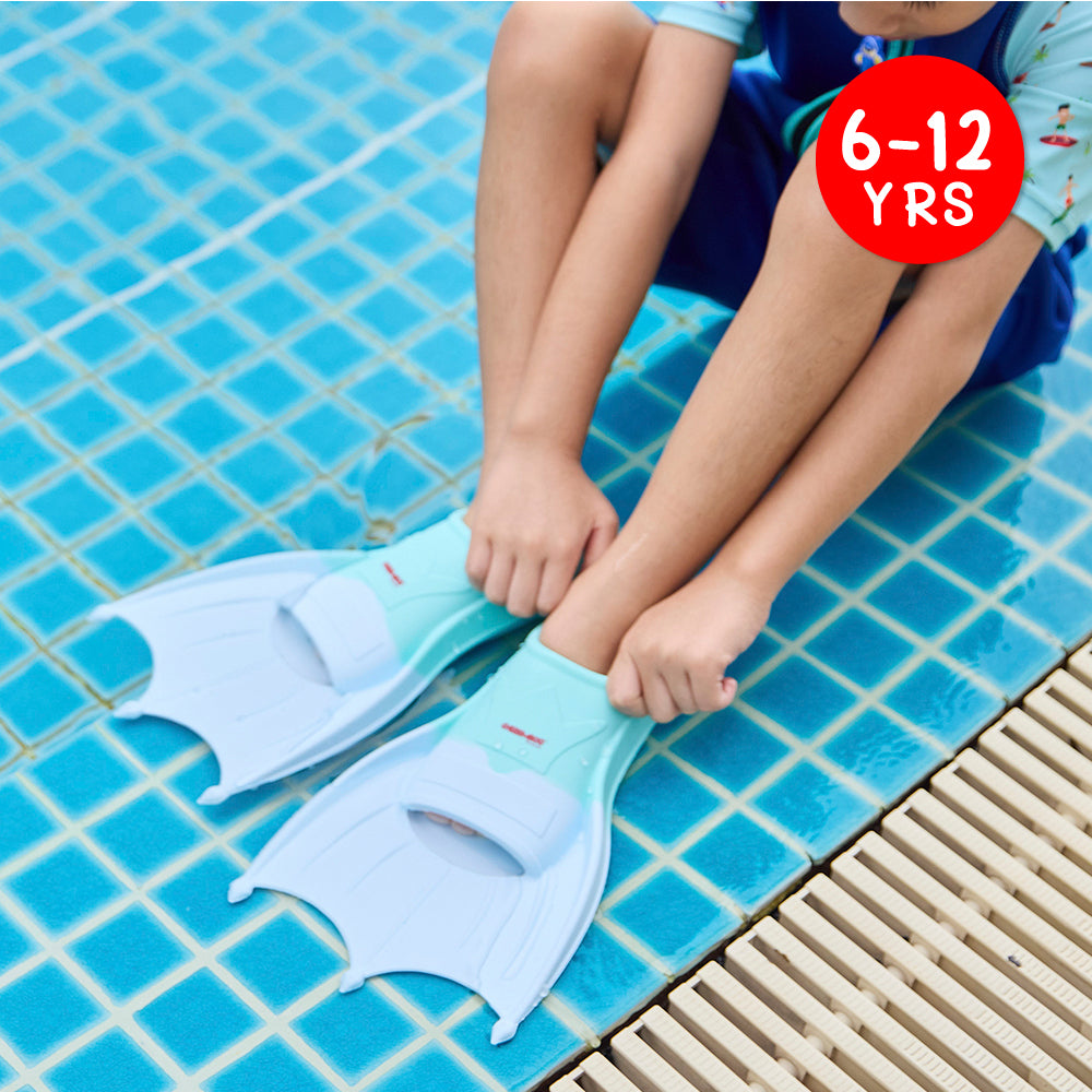 Silicone Swim Fins - Pink Peach