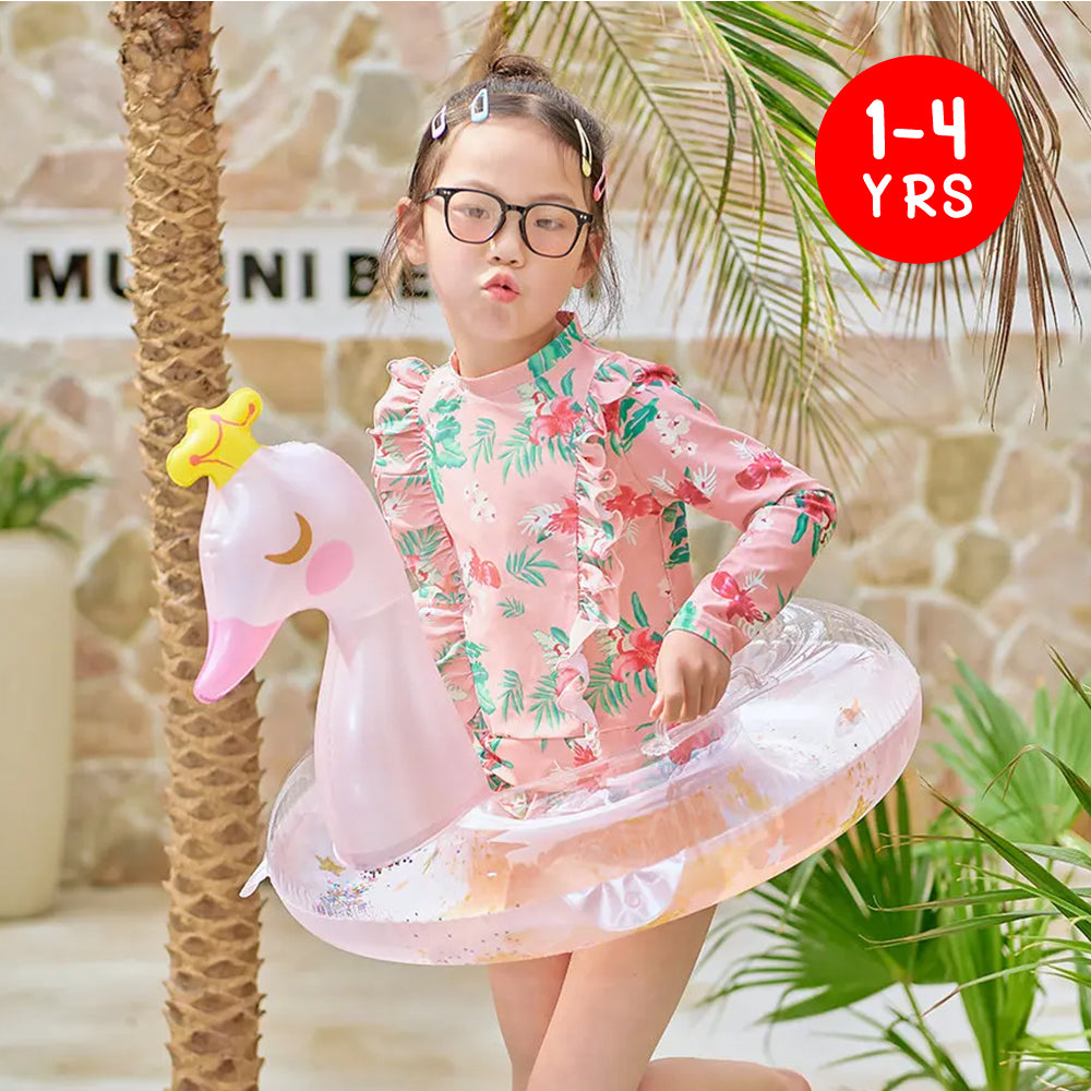3D Baby Swim Float - Crown Swan (1 - 4 Years)