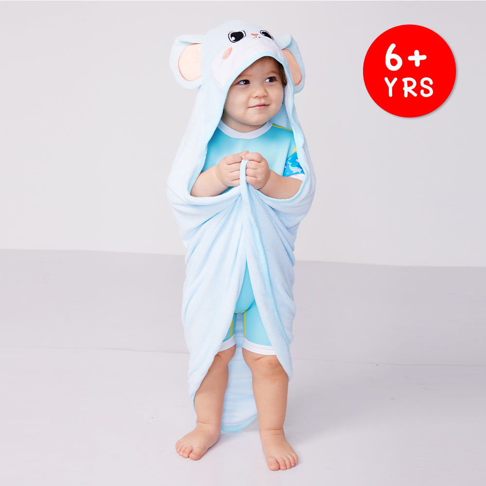 Premium Bamboo Hooded Bath Towel - Hamster