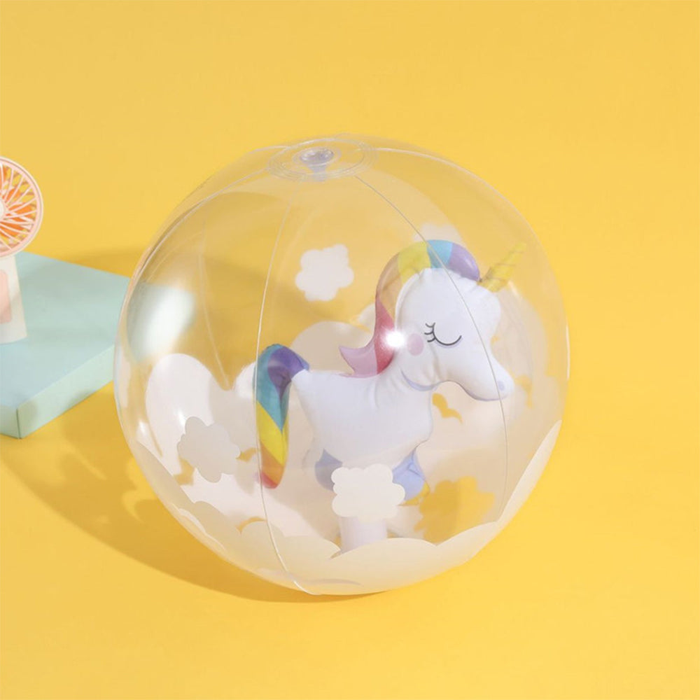 3D Inflatable Beach Ball - Unicorn