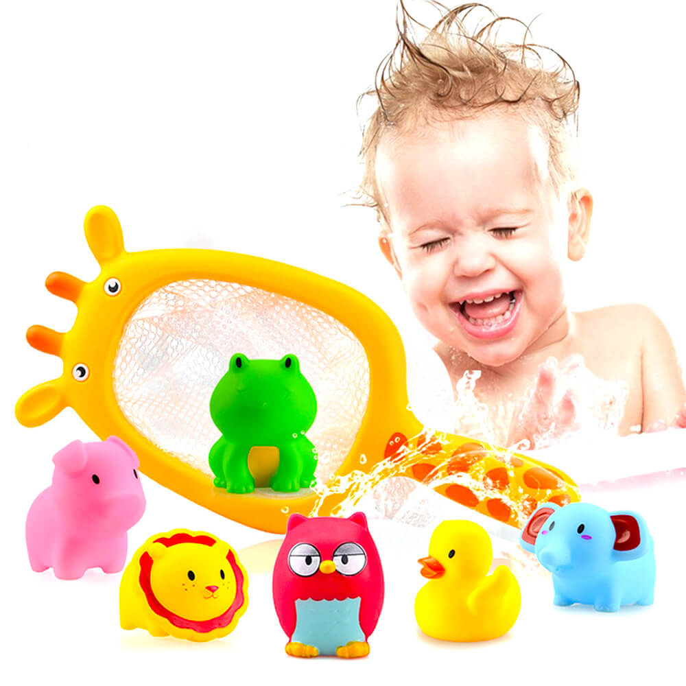 Floating Bath Squirties - Giraffe